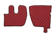 Кожени стелки Elegance-RENAULT PREMIUM 2 (2005-2013)-ЧЕРВЕН