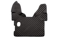 Коженa стелкa-с печка-РЪЧНИ-DAF XF105 (01.2006-12.2013)-ЧЕРЕН/ЧЕРВЕН