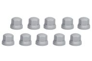 Капачки за гайки на колело 33мм 10бр-СИВ